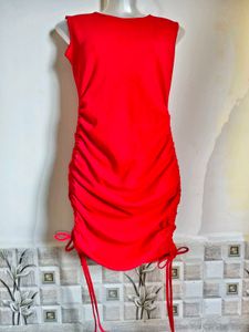 Size S/ M Red Bodycon Mini Dress