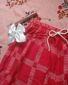 🌷💗🦢~CUTE PINK COTTON TROUSERS