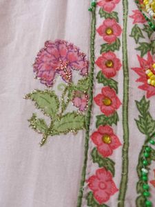 Tiered Pink Floral Print Dress