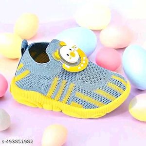 Attractive Colour Kids Knitted Slip-on Music Shoes