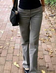Bootcut Grey Trouser