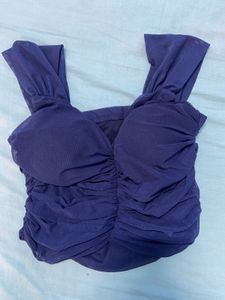 Chic Ruched Crop Top