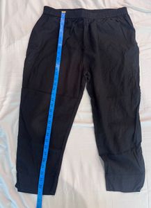 Black Ethnic Cotton Pants
