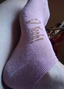 Used Cute Pink Socks