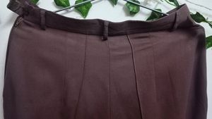 Casual Trousers | Silk Brown