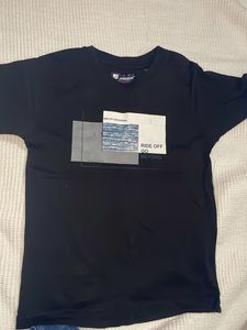 Graphic Print Black T-Shirt