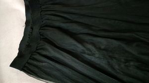 Beautiful Below Knee Length Skirt With Net Fabric.