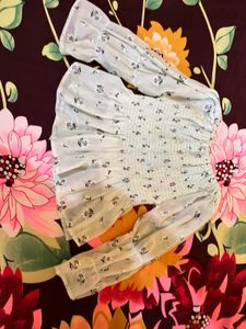 Floral Smocked Top