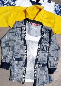 2+4 Years Boy Combo Of 8 Shirt 👕 Good Condition