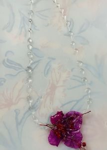 Floral Beaded Necklace &amp; Earring Set 2 Combo Neckl