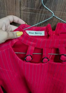 Pink Bell Sleeve Statement Top