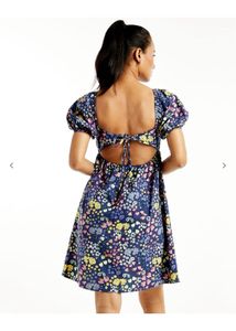 Open Back Floral dress