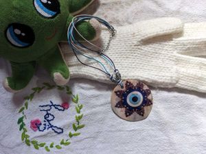 New Evil Eye Statement Necklace