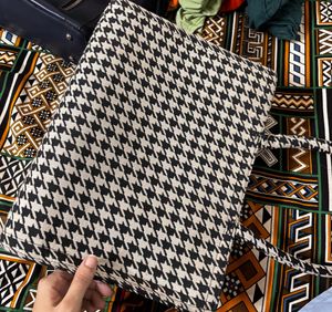 Houndstooth Tote Bag