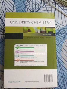 Selling Pearson University Chemistry Book For ₹350