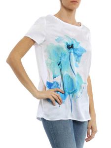 ARMANI JEANS SILK PANEL TSHIRT