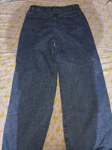 Wide Leg Denim Jeans