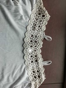 Off-Shoulder Crochet Top