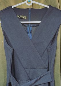 Shopper’s Stop Solid Sleeveless Polyester Blend Womens Regular Jumpsuit