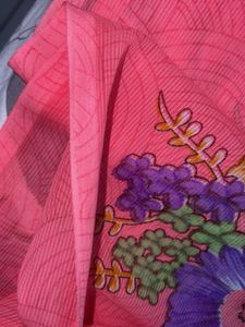 Multi Colour Printed Beautiful Saree