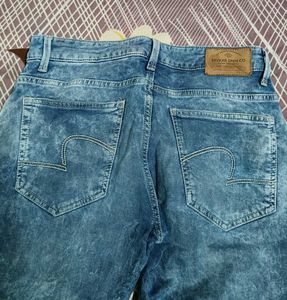 Original Spykar Blue Denim Jeans