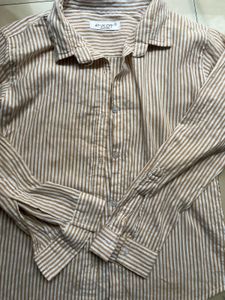 Striped Button-Down Shirt