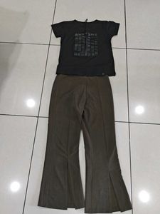 T-Shirt & Flare Pant Set