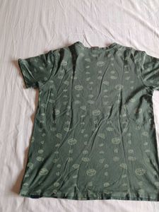 Printed Green T-Shirt