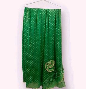 Elegant Pink &amp; Green Stole