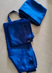 2 sets of premium curtains( 4 pieces) and one queen size bedsheet