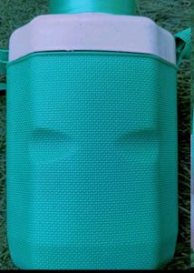 Retro Teal Water Bottle Carrier
