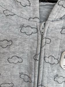 Cute Cloud Print Baby Romper