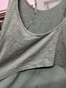 Gray Sleeveless Top