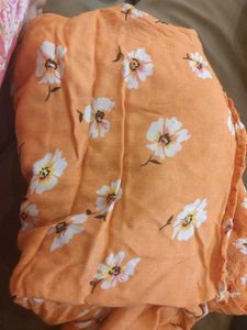 Floral Print Long Frock
