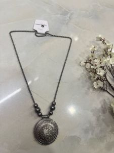 Oxidized necklace🤍🖤