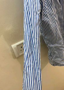 Striped Cotton Blouse - Size 30-36