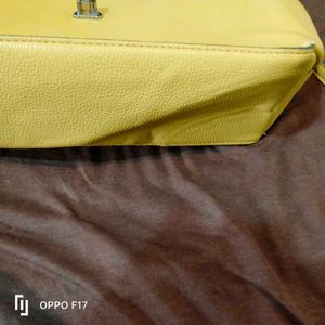 yellow stylish bag