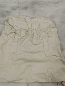 Beige Tube Top For Women