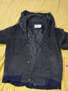 Striped Shirt with korean short jacket