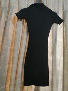 Zudio Ribbed Bodycon Dress Stretchable