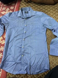 Max Blue Checkers Shirt
