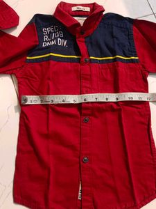 Gray Jeans And Shirt For Boy