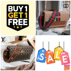 GUCCI &amp; LV BOX TYPE SLING BAG COMBO