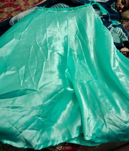 Ethnic Skirt for girls febric satin