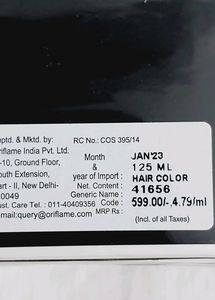 Oriflame Permanent Hair Colour Hazel Nut Brown 6.7