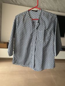 Patterned Button-Down Top