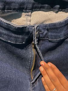 Stylish Dark Wash Flare Jeans