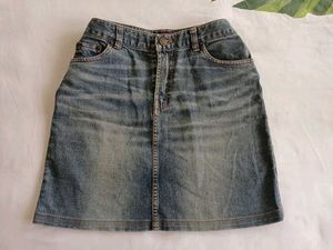 Denim Mini Skirt