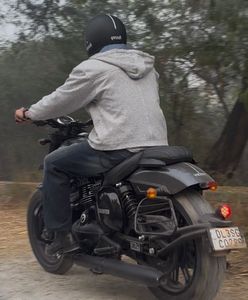 Men's Blue Hooded Jacket double sided