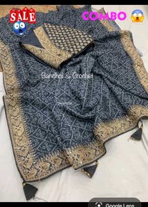 Elegant Bandhani Saree